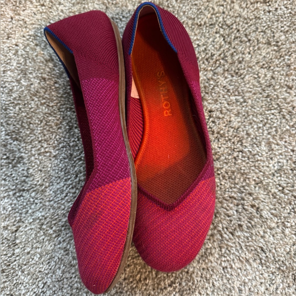 Rothy's Women's Pomegranate Pop Knit Ballet Flats